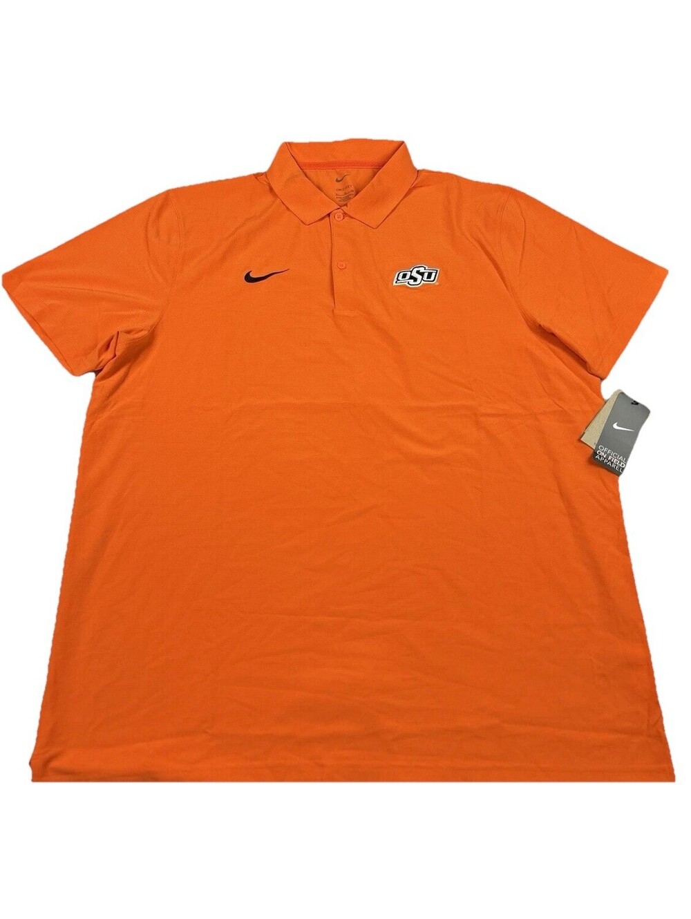 Oklahoma State Cowboys Nike Golf Dri-Fit Polo Men's XL Orange New Size On Field